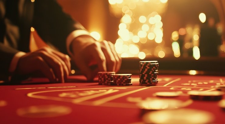 Meja French Roulette live di studio kasino promotor toto